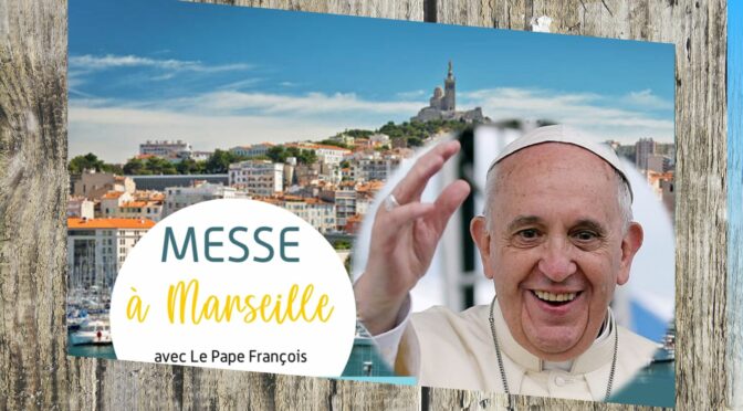 la messe avec le pape François à Marseille